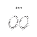 2022 New Simple Stainless Steel Small Hoop Earrings for Women Men Cartilage Ear Piercing Jewelry Pendientes Hombre Mujer